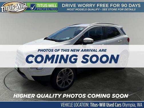 Diamond White 2020 Ford EcoSport Titanium