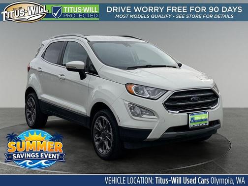 DIAMOND WHITE 2020 Ford EcoSport Titanium