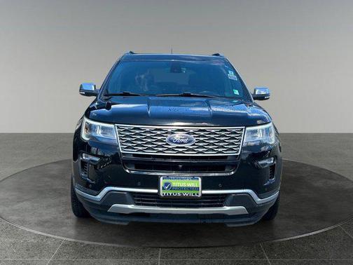 Shadow Black 2018 Ford Explorer Platinum