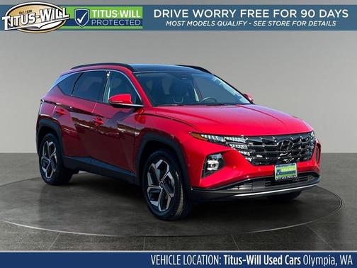 Calypso Red 2022 Hyundai TUCSON Limited