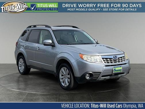 Ice Silver Metallic 2012 Subaru Forester 2.5X
