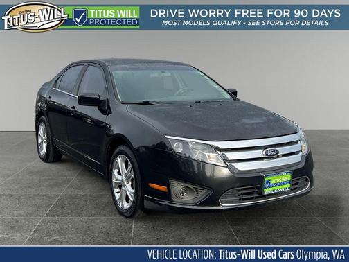 Black 2012 Ford Fusion SE