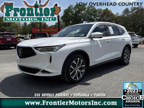 Platinum White Pearl 2023 Acura MDX Technology Package