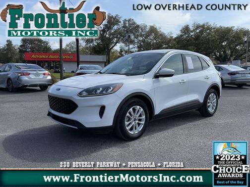 Oxford White 2020 Ford Escape SE