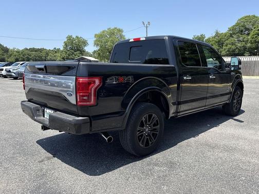 White Platinum Metallic Tri-Coat 2015 Ford F-150 Platinum