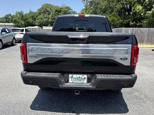 White Platinum Metallic Tri-Coat 2015 Ford F-150 Platinum