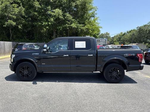 White Platinum Metallic Tri-Coat 2015 Ford F-150 Platinum