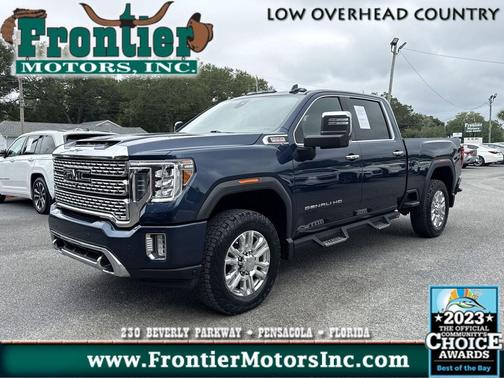 Pacific Blue Metallic 2021 GMC Sierra 3500 Denali