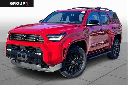 Supersonic Red 2026 Toyota 4Runner Hybrid Platinum