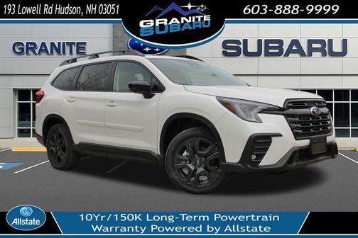 Crystal White Pearl 2026 Subaru Ascent Onyx Edition Touring