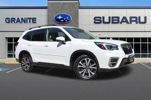 Crystal White Pearl 2021 Subaru Forester Limited