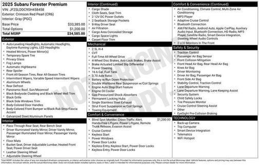 2025 Subaru Forester Premium