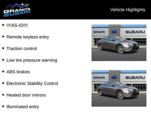 2016 Toyota Camry SE