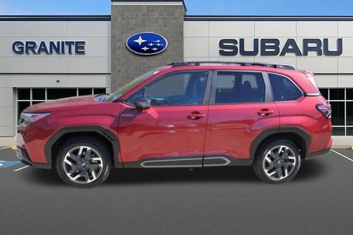 Crimson Red Pearl 2025 Subaru Forester Hybrid Limited