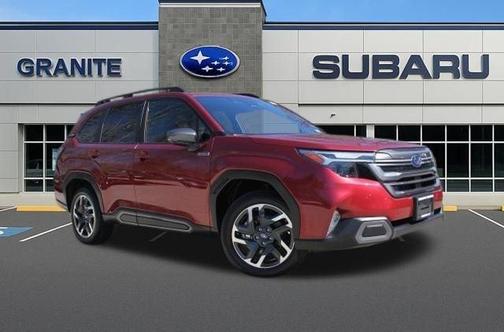 Crimson Red Pearl 2025 Subaru Forester Hybrid Limited