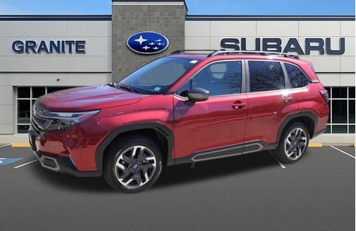 Crimson Red Pearl 2025 Subaru Forester Hybrid Limited