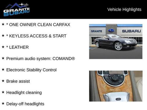Black 2008 Mercedes-Benz SL-Class SL 550