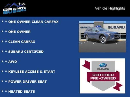 Cosmic Blue Pearl 2025 Subaru Outback Premium