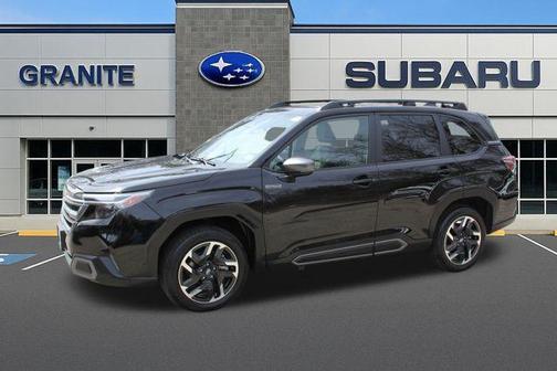 Crystal Black Silica 2025 Subaru Forester Hybrid Limited