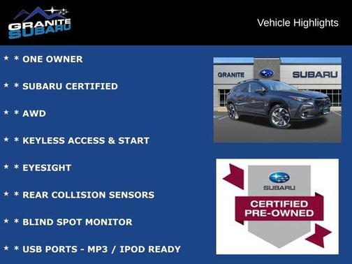 2025 Subaru Crosstrek Limited