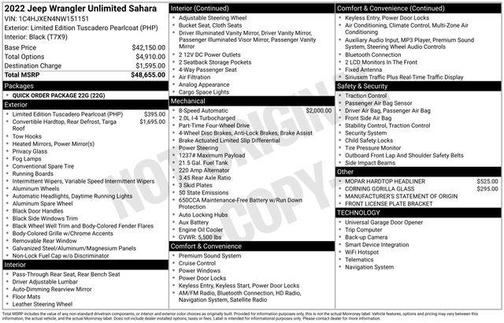 2022 Jeep Wrangler Unlimited Sahara