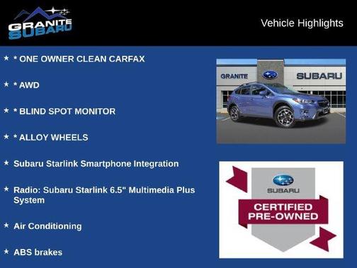 Quartz Blue Pearl 2019 Subaru Crosstrek 2.0i Premium