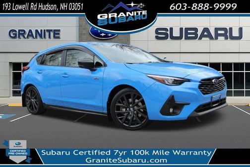 Oasis Blue Pearl 2024 Subaru Impreza RS