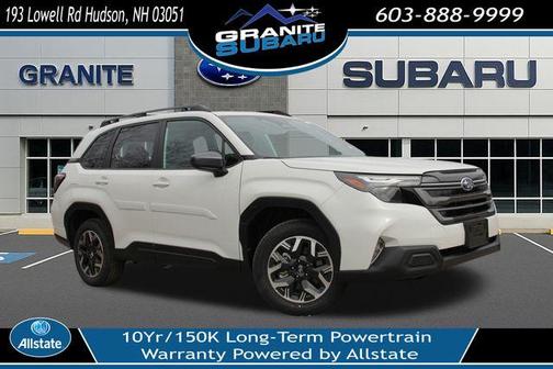 Crystal White Pearl 2026 Subaru Forester Premium