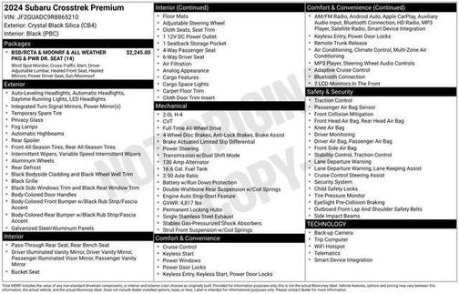 2024 Subaru Crosstrek Premium