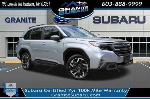 Ice Silver Metallic 2025 Subaru Forester Limited