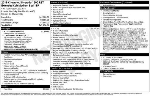 2019 Chevrolet Silverado 1500 RST