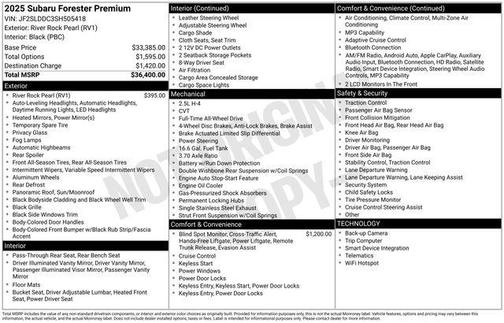 2025 Subaru Forester Premium