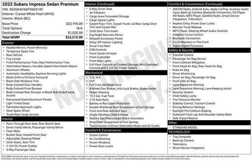 2023 Subaru Impreza Premium