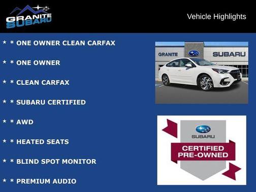 2025 Subaru Legacy Premium