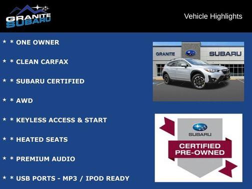 Ice Silver Metallic 2021 Subaru Crosstrek Premium