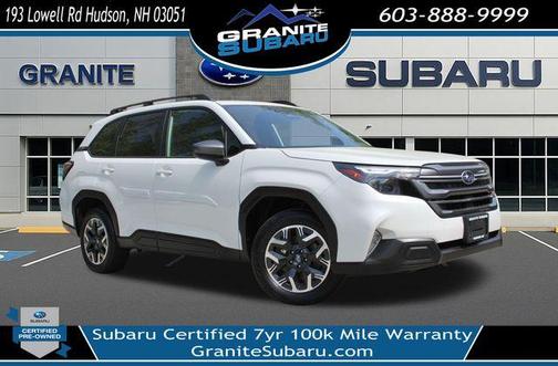 Crystal White Pearl 2025 Subaru Forester Premium