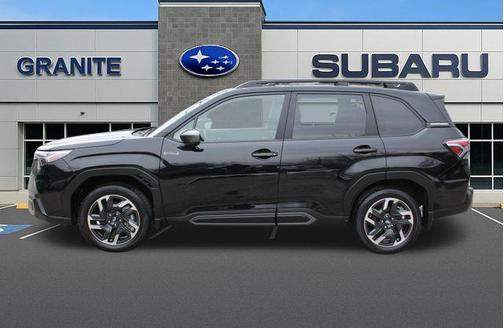 Crystal Black Silica 2025 Subaru Forester Hybrid Limited