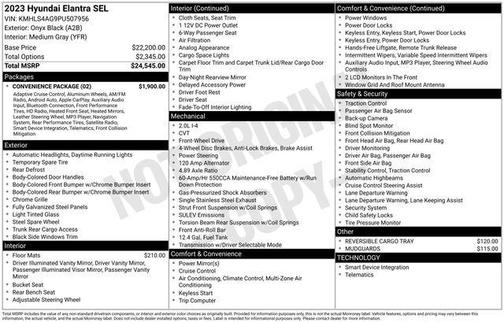 2023 Hyundai ELANTRA SEL