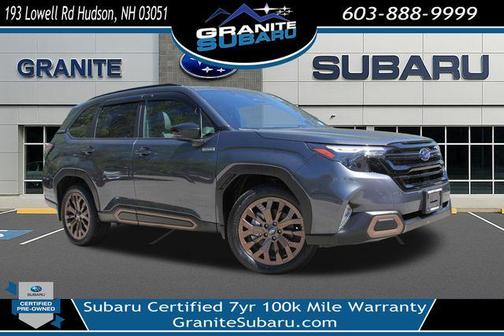 Magnetite Gray Metallic 2025 Subaru Forester Hybrid Sport