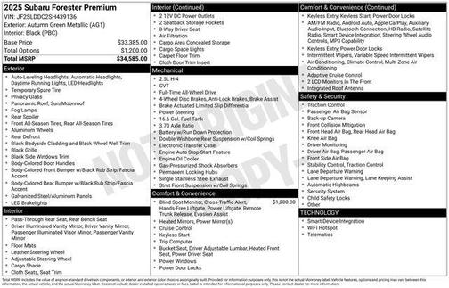 2025 Subaru Forester Premium