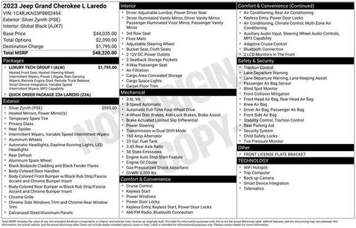 2023 Jeep Grand Cherokee L Laredo