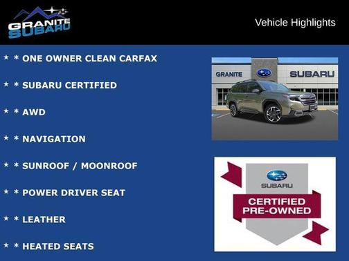 Autumn Green Metallic 2025 Subaru Forester Hybrid Limited