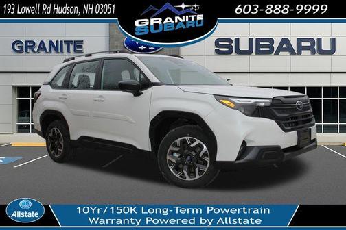 Crystal White Pearl 2026 Subaru Forester