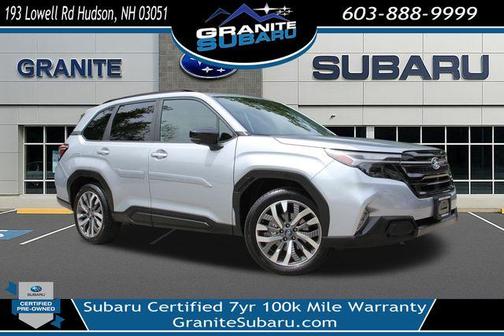Ice Silver Metallic 2025 Subaru Forester Touring