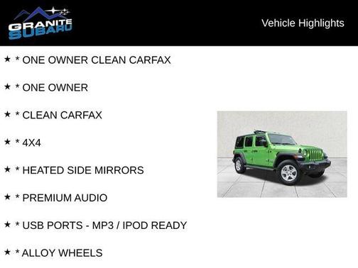 2020 Jeep Wrangler Unlimited Sport