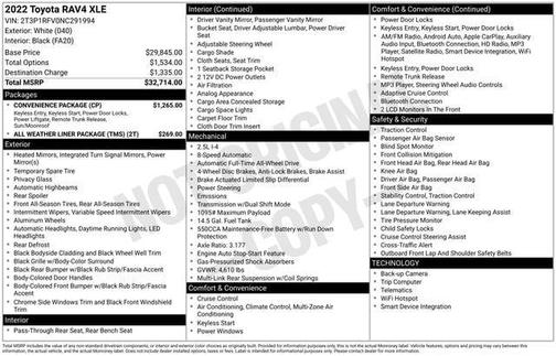 2022 Toyota RAV4 XLE
