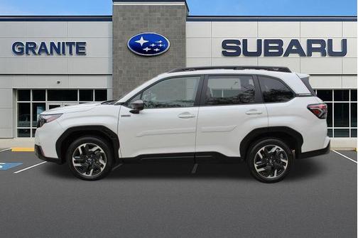 Crystal White Pearl 2025 Subaru Forester Hybrid