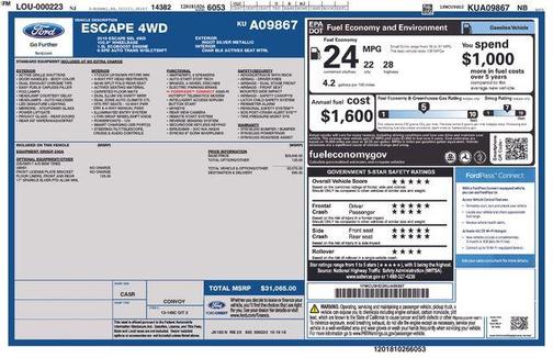 Ingot Silver 2019 Ford Escape SEL