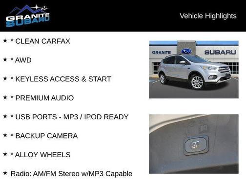 Ingot Silver 2019 Ford Escape SEL