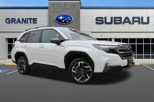 Crystal White Pearl 2025 Subaru Forester Hybrid